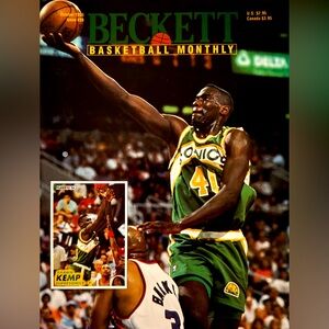 Beckett Basketball Monthly October 1993 #39 Shawn Kemp Cover